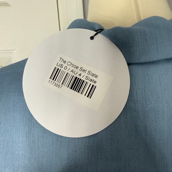 Princess Polly The Chloe Set Slate, Blue, 0 - Picture 3 of 7